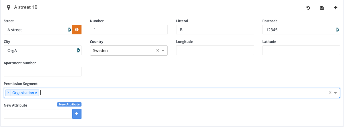 Assign segment