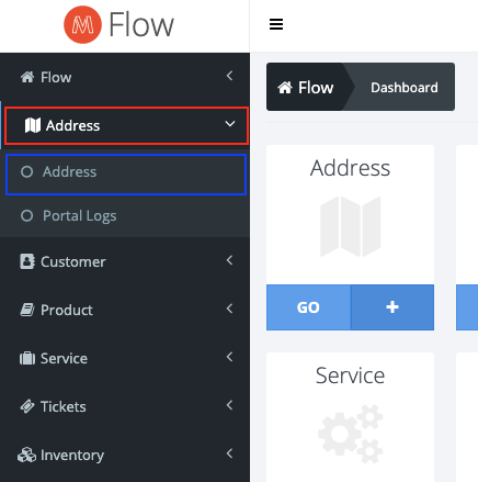 Go to a submenu Submenu